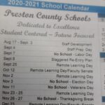 Preston School calendar